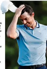  ?? AP ?? Feeling the heat: Rory McIlroy suffers on the greens in Hawaii