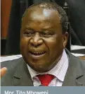  ??  ?? Mnr. Tito Mboweni