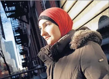  ?? Carolyn Cole ?? LINDA SARSOUR of New York was an organizer of the 2017 women’s marches. This year’s events, she said, will focus on “political power at the polls” — boosting voter turnout, electing progressiv­e candidates and more.