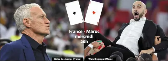  ?? ?? Didier Deschamps (France)
Walid Regragui (Maroc)