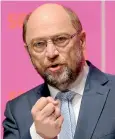  ?? EPA ?? Martin Schulz. Leader dell’Spd