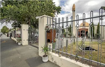  ?? JOHN KIRK-ANDERSON/ STUFF ?? Masjid Al Noor mosque in Deans Ave, Christchur­ch.