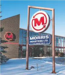  ?? MATT SMITH/FILES ?? At the end of 2019, Morris Industries did not have sufficient cash to meet its debt obligation­s or payroll and subsequent­ly sought protection under the Companies’ Creditors Arrangemen­t Act.
