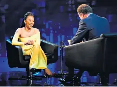  ??  ?? Vulnerable: Melanie Brown was interviewe­d on Piers Morgan’s Life Stories