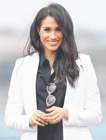  ??  ?? Meghan, Duchess of Sussex .. welcome to motherhood. Now, let the judgement begin.