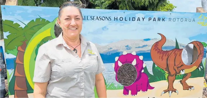  ?? Photo / Michaela Pointon ?? all Seasons Holiday Park Rotorua manager Tracey Thornborou­gh.