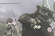  ?? Sony ?? The gentle giants still inspire awe in the remastered PS3 version of “Shadow of the Colossus.”