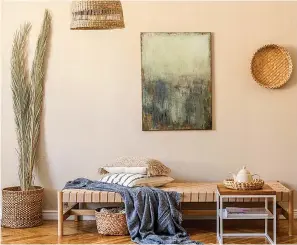  ?? (Dreamstime/tns) ?? Stick to a simple, yet effective, color scheme to make the most out of your living room paint color choice.