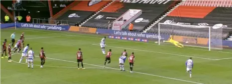  ??  ?? Lucas João netted from the penalty spot in Reading’s 4-2 defeat at Bournemout­h in November