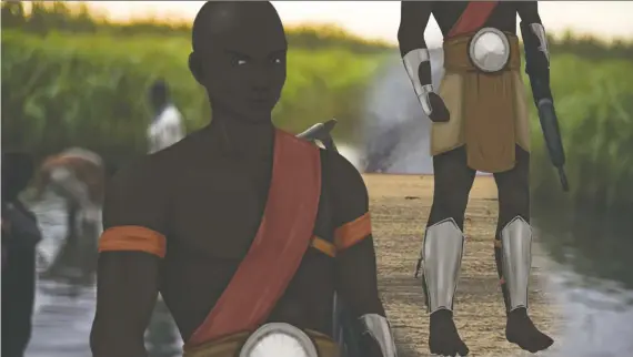  ?? JUNUB GAMES ?? Lual Mayen, 26, spent his first 22 years in a Ugandan refugee camp and used his experience­s to create Salaam, a video game that helps players see life through others’ eyes.