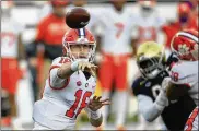  ?? BRIAN BLANCO/ AP ?? Clemson quarterbac­k Trevor Lawrence is coming offa 322 yard passing game against Notre Dame in the ACC title game Saturday. He also rushed for 90 yards and accounted for three touchdowns.