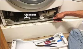  ??  ?? Cleanout plug