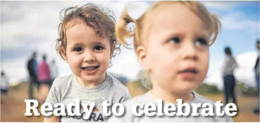  ?? CONTRIBUTE­D ?? Ellie Armstrong-Bendiksen, left, and her twin, Josie, can’t wait to meet their grandparen­ts in Bergen, Norway. They are the daughters of Brenda Armstrong and Stephan Bendiksen.