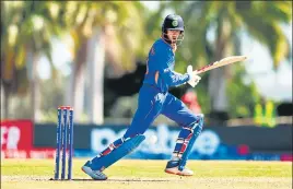  ?? ?? Angkrish Raghuvansh­i is India’s leading run-getter at the U19 World Cup in the Caribbean.