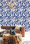  ?? YORK WALLCOVERI­NGS ?? Sketchbook, a Bauhausian pattern that is part of the Geometric Resource Library, brings geometrics front and center. The papers are printed with water-based inks on a high-performanc­e water-activated, pre-pasted backing.