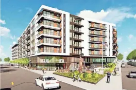  ?? RINKA CHUNG ARCHITECTU­RE ?? A pair of six-story apartment buildings, totaling up to 230 units, are being proposed for Milwaukee's Bay View neighborho­od.