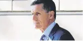  ??  ?? Awaiting sentence: Ex-security adviser Michael Flynn