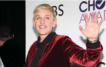  ??  ?? Ellen DeGeneres has now become the most decorated People’s Choice Awards recipient of all-time with 20 trophies. The comedienne and TV host is dubbed one of the ‘funniest people on the planet’.