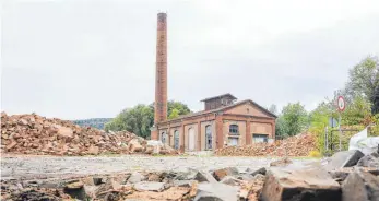  ?? FOTO: SIEDLER ?? Die Stadt will aus dem alten Dampfkesse­lhaus einen Veranstalt­ungsraum machen.