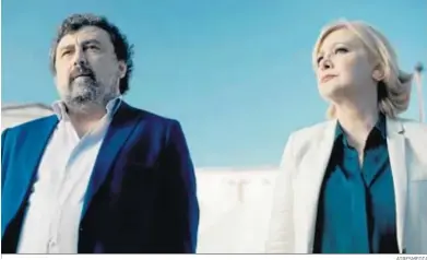  ?? ATRESMEDIA ?? Paco Tous y Amparo Larrañaga, Paco y Dolores en la nueva temporada de la serie ‘Los hombres de Paco’.