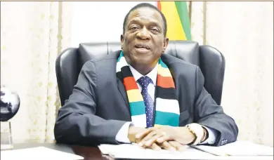  ??  ?? President Mnangagwa