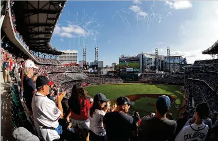  ?? JASON GETZ / FOR THE AJC ?? Last year in Game 5 of the NLDS, the Braves scaled back the playing of the accompanyi­ng music and didn’t pass out the usual foam tomahawks to fans. This move saw frustratio­n from fans but is the kind of progress that needs to be made, one reader says.