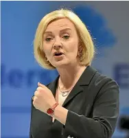  ?? AP ?? A minority of British voters support Liz Truss.