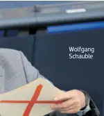  ??  ?? Wolfgang Schauble