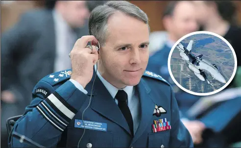  ?? — CP PHOTO ?? Royal Canadian Air Force commander Lt.-Gen. Al Meinzinger is worried about a growing shortage of pilots.