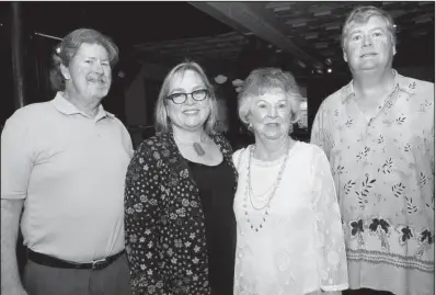  ??  ?? Fred Unger, Susan Elder, Freda Nichols and John Unger