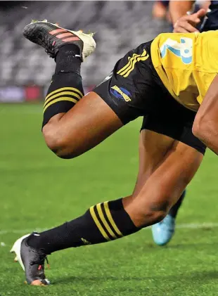  ?? Photo: Super Rugby ?? Salesi Rayasi of the Hurricanes.
