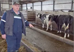  ??  ?? Cattle farmer Seamus Killoran.
