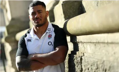  ??  ?? Manu Tuilagi, the England centre, is relishing being available for club and country and will soon make ‘the toughest decision’ of his career. Photograph: David Rogers/Getty Images