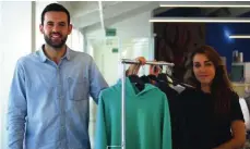  ??  ?? / Naiz Fit / Borja Cembrero y Sara López se conocieron en Australia en otra startup española. _