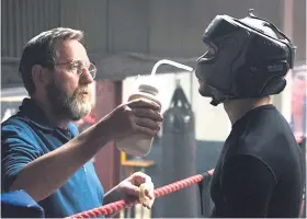  ??  ?? Screen test: Johnny Harris plays the lead role in the film
Jawbone (left), after training for the rigours of the part with the Mcguigans