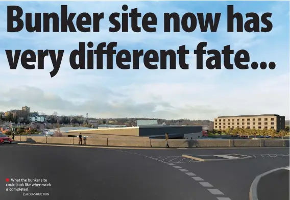  ?? ESH CONSTRUCTI­ON ?? ■ What the bunker site could look like when work is completed