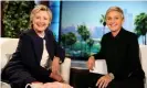  ?? Photograph: Lucy Nicholson/Reuters ?? Ellen DeGeneres and Hillary Clinton.