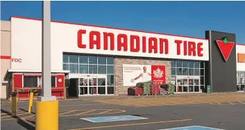  ??  ?? Canadian Tire, deuxième du classement au Québec, est passé devant à l’échelle du Canada.