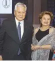  ??  ?? Former Foreign Affairs secretary Albert del Rosario and wife Gretchen