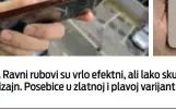  ??  ?? Trostruka kamera na poleđini sada manje strši. Ravni rubovi su vrlo efektni, ali lako skupljaju otiske prstiju. No, nema veze jer je rezultat vrlo lijep dizajn. Posebice u zlatnoj i plavoj varijanti