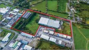  ??  ?? This 15.2-acre industrial site on Clash Road, Tralee, offers a multitude of opportunit­ies.