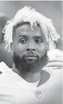  ?? RAJ MEHTA/USA TODAY SPORTS ?? The Browns scored by landing wide receiver Odell Beckham Jr. in a blockbuste­r trade with the New York Giants.