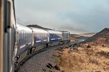  ??  ?? The Caledonian Sleeper is a great way to see the Scottish Highlands.