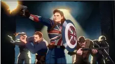  ?? DISNEY+ ?? In “What If …?,” Agent Carter (voiced by Hayley Atwell) wields the shield as a super-soldier.