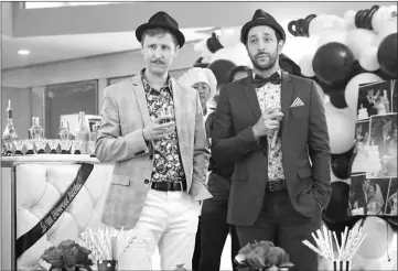  ??  ?? Johnny Pemberton, left, as Max and Desmin Borges as Edgar in ‘You’re the Worst’. — Courtesy of FXX