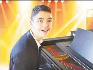  ?? John Atashian / Contribute­d photo ?? Ethan Bortnick, a 17yearold global music sensation and Guinness certified as “The World’s Youngest solo musician to headline his own concert tour.”