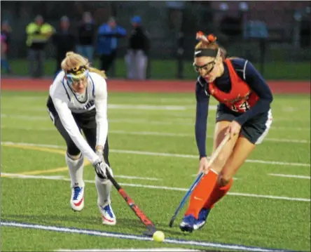  ?? FILE PHOTO - ONEIDA DAILY DISPATCH ?? Camden’s Mercedes Currie is one of the top players returning to the field hockey scene in 2018.