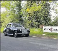  ??  ?? More than 90 classic and sports cars recently gathered to take part in The 2018 Charnwood Caper Run. Here a Rover P4 leaves Quorn & Woodhouse GCR Station.