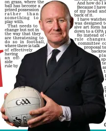  ?? ?? Football rules: The FRC’s Jim Gavin