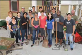  ?? PHOTO OF PAST GROUP OF VOLUNTEERS, COURTESY OF GRACE CENTERS OF HOPE ?? Grace Centers of Hope is calling on volunteers to help spruce up its Little Grace Village neighborho­od in Pontiac. Volunteers are needed for gardening/planting, cleaning yard debris, and general landscapin­g.